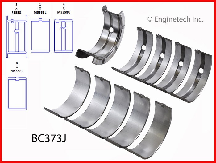 BC373J Bearing Set - Main Enginetech