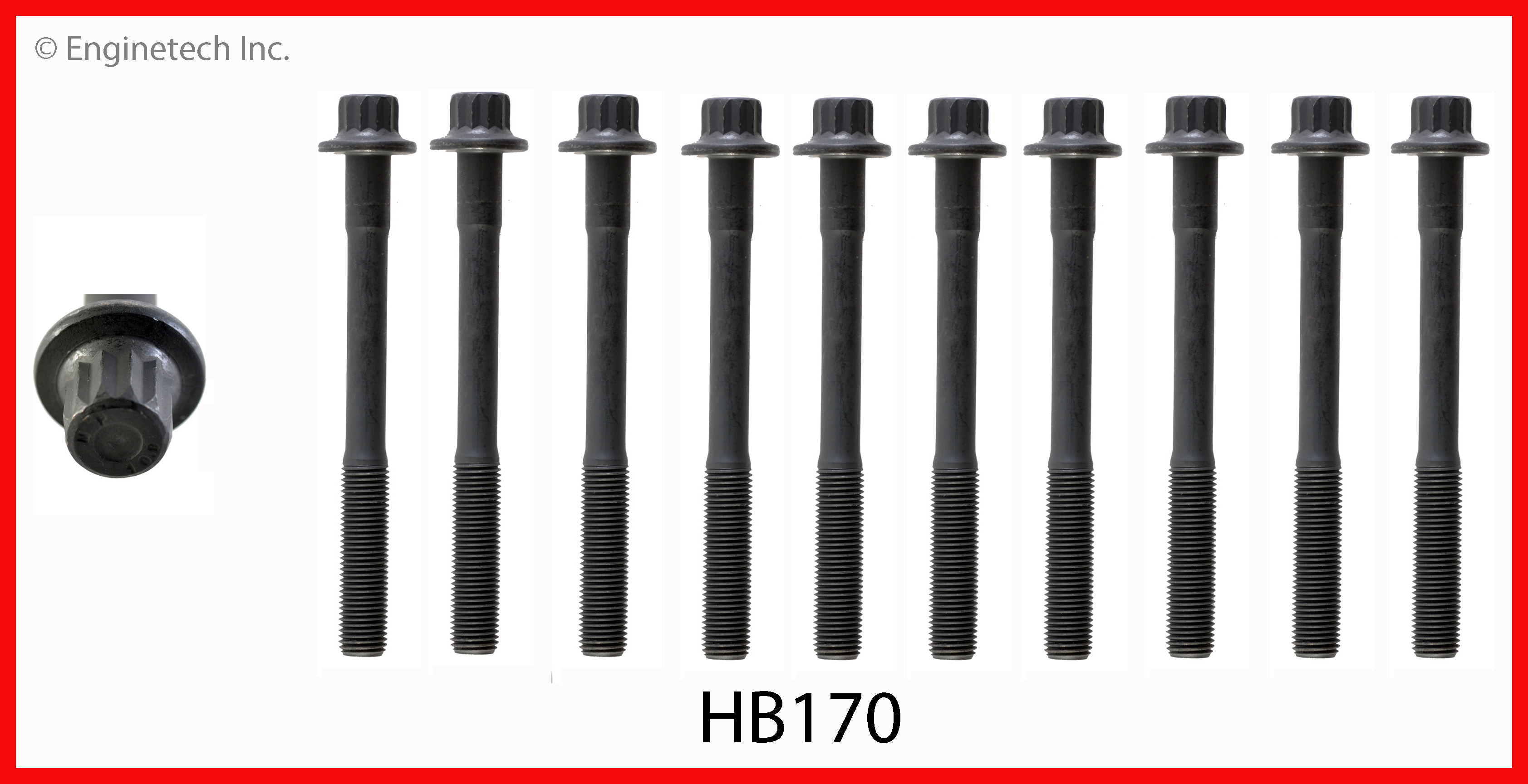 HB170 Head Bolt Set Enginetech