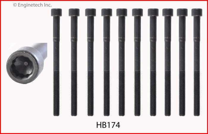 HB174 Head Bolt Set Enginetech