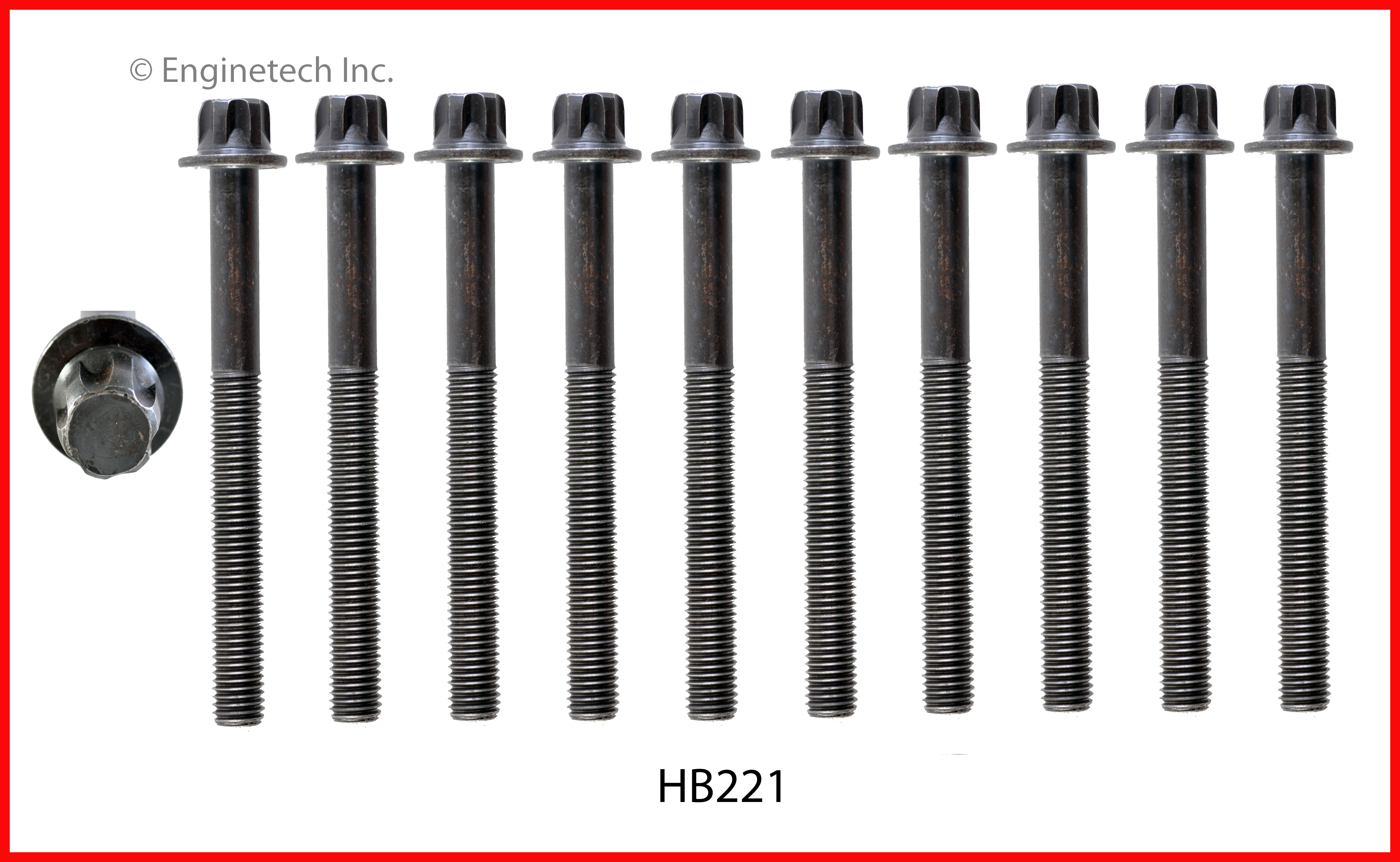HB221 Head Bolt Set Enginetech