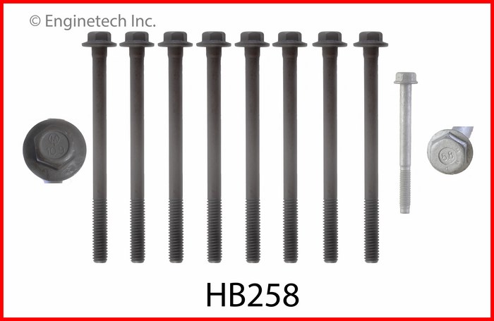HB258 Head Bolt Set Enginetech