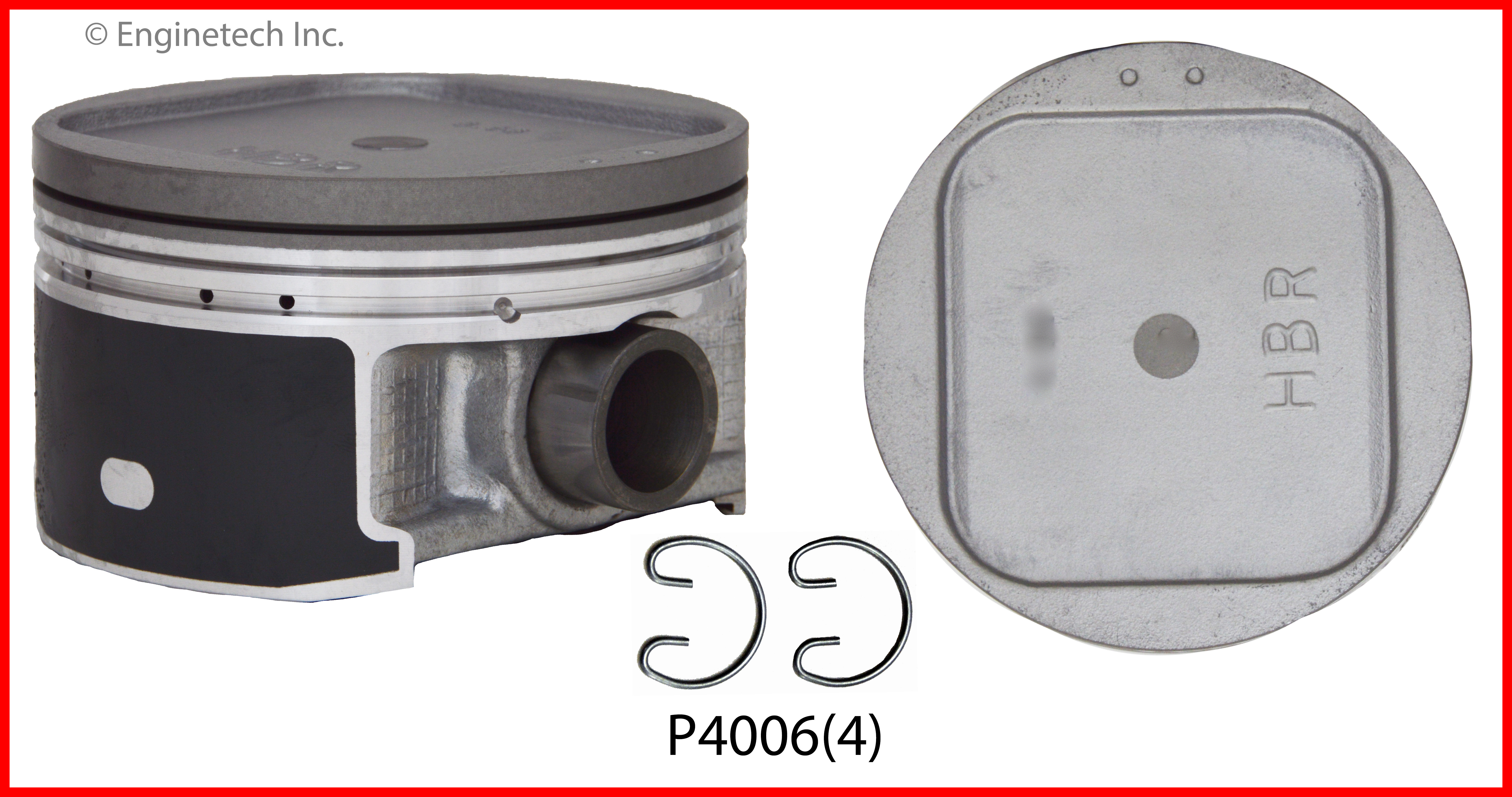 P4006(4) Piston Set Enginetech
