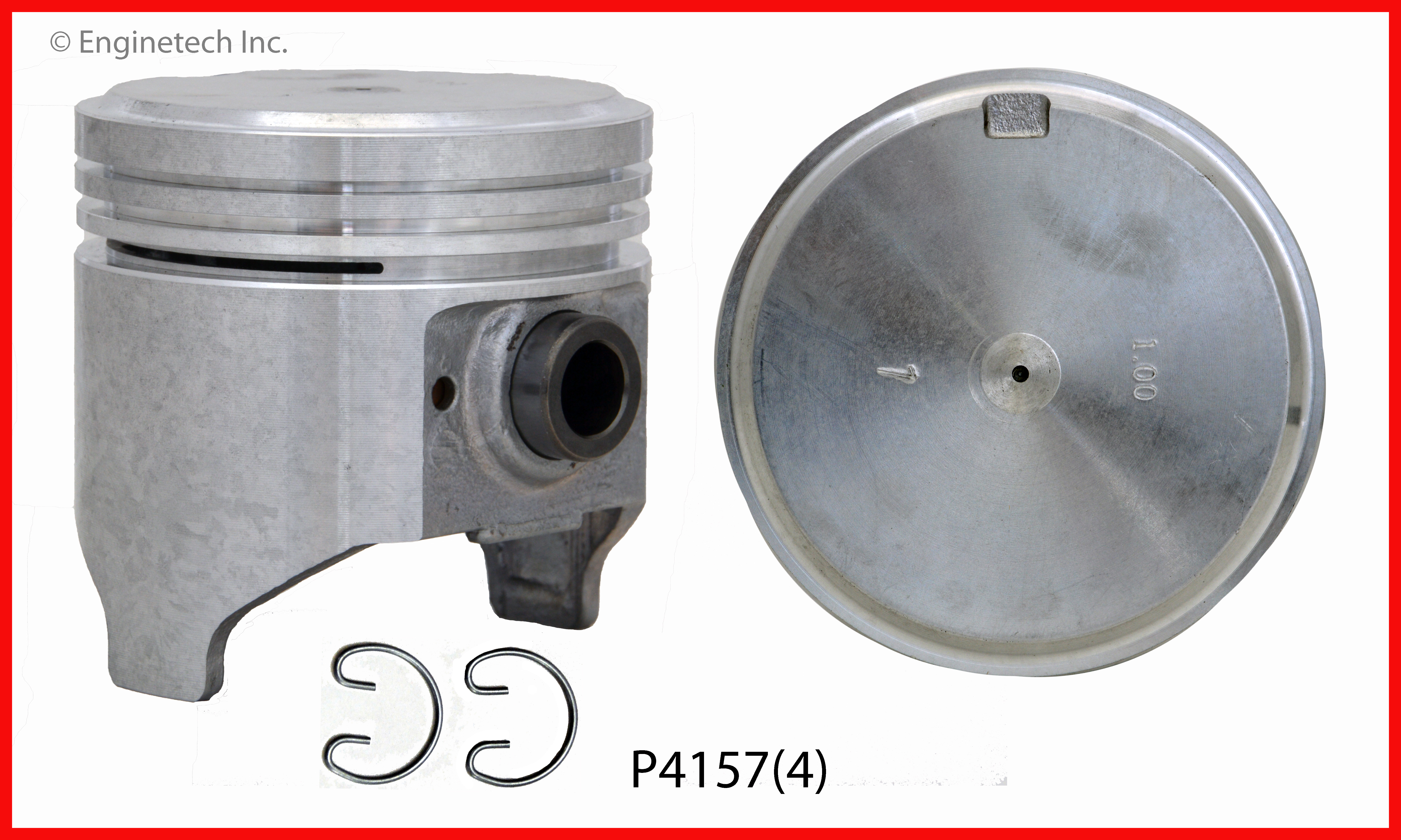 P4157(4) Piston Set Enginetech