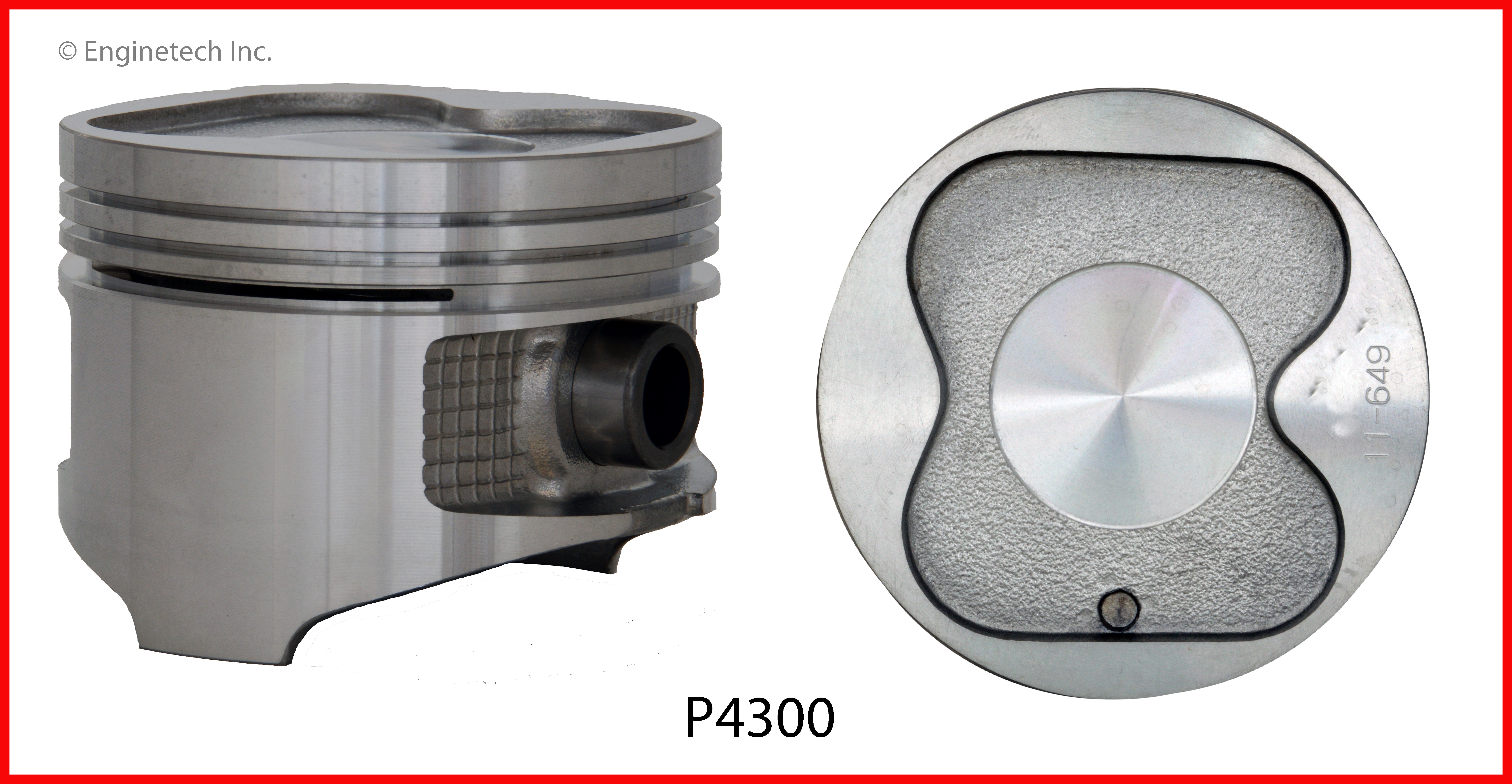 P4300(4) Piston Set Enginetech