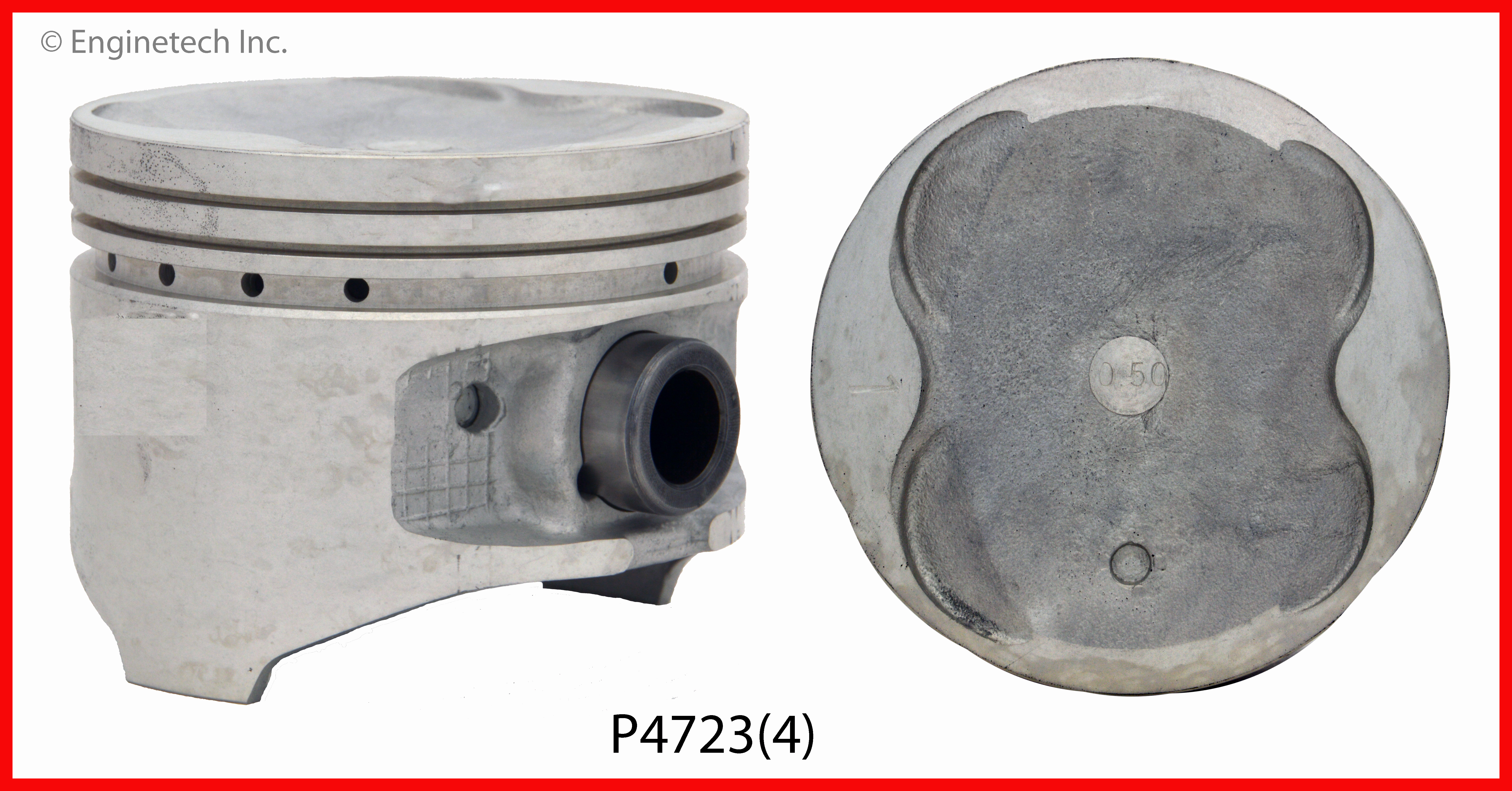P4723(4) Piston Set Enginetech