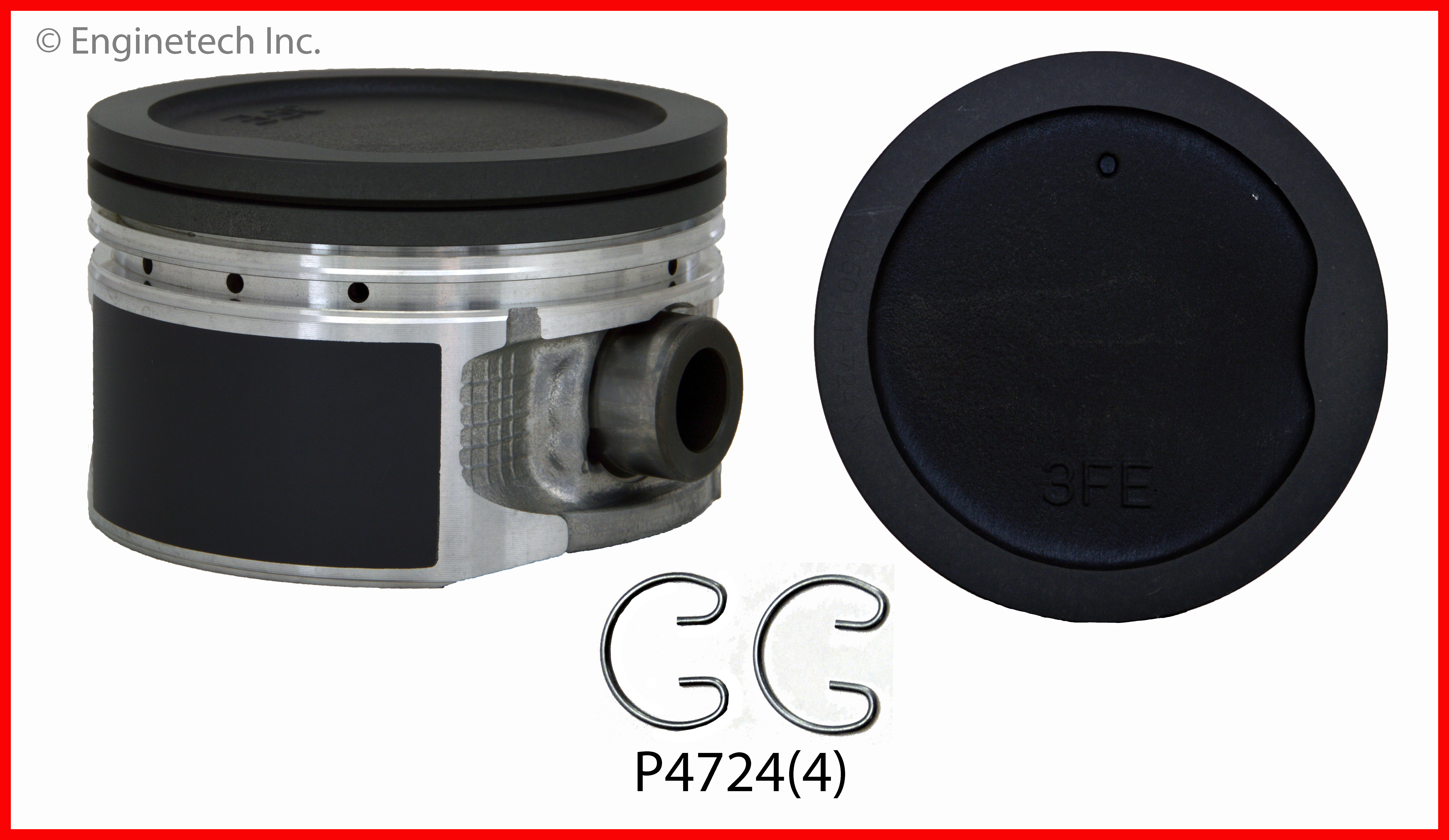 P4724(4) Piston Set Enginetech