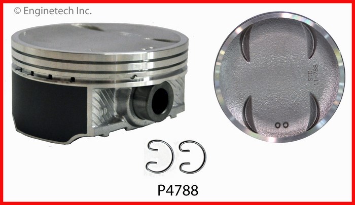 P4788(4) Piston Set Enginetech