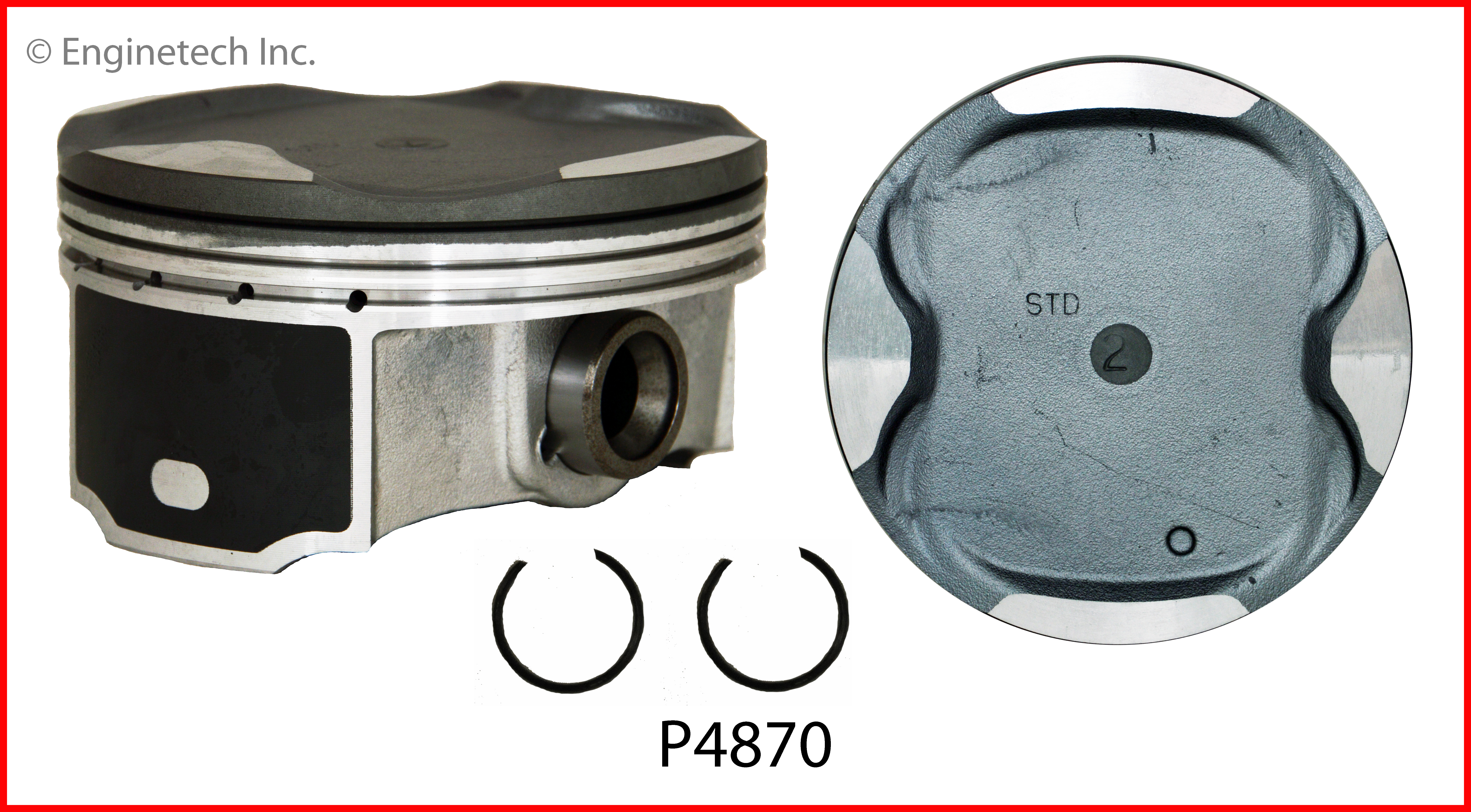 P4870(6) Piston Set Enginetech