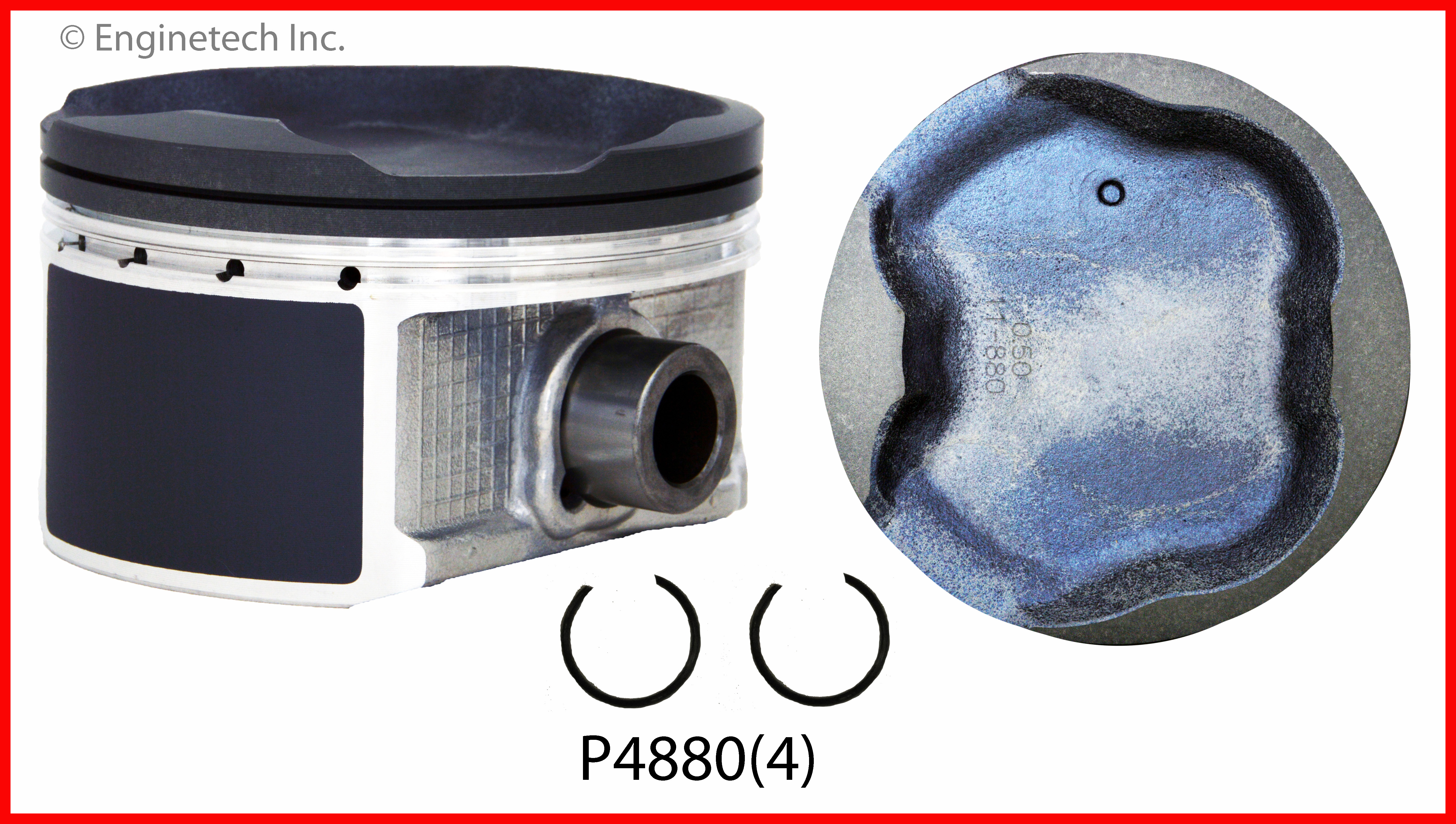 P4880(4) Piston Set Enginetech