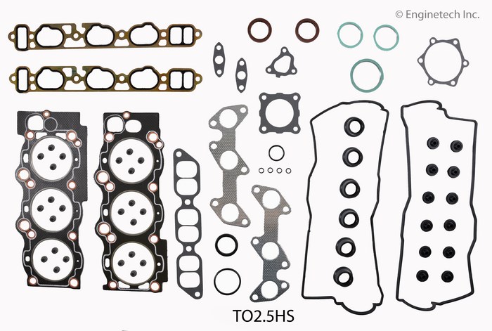 TO2.5HS Gasket Set - Head Enginetech