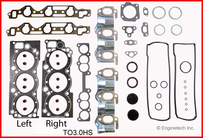 TO3.0HS Gasket Set - Head Enginetech