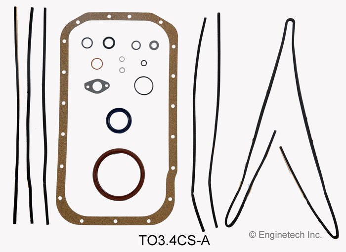TO3.4CS-A Gasket Set - Lower Enginetech